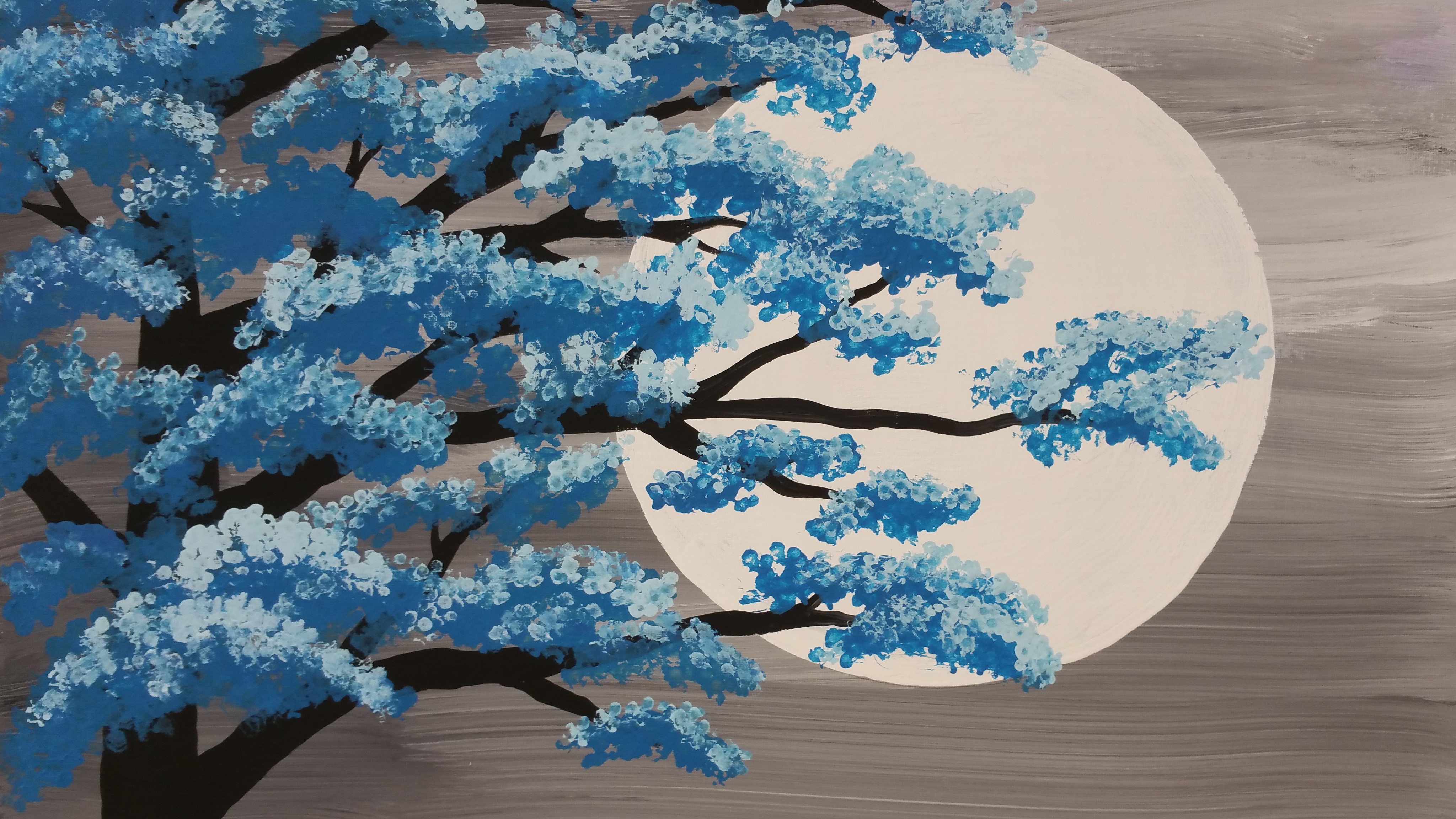 Adult Activity (Clarksville) Painting Class Moonscape Thursday